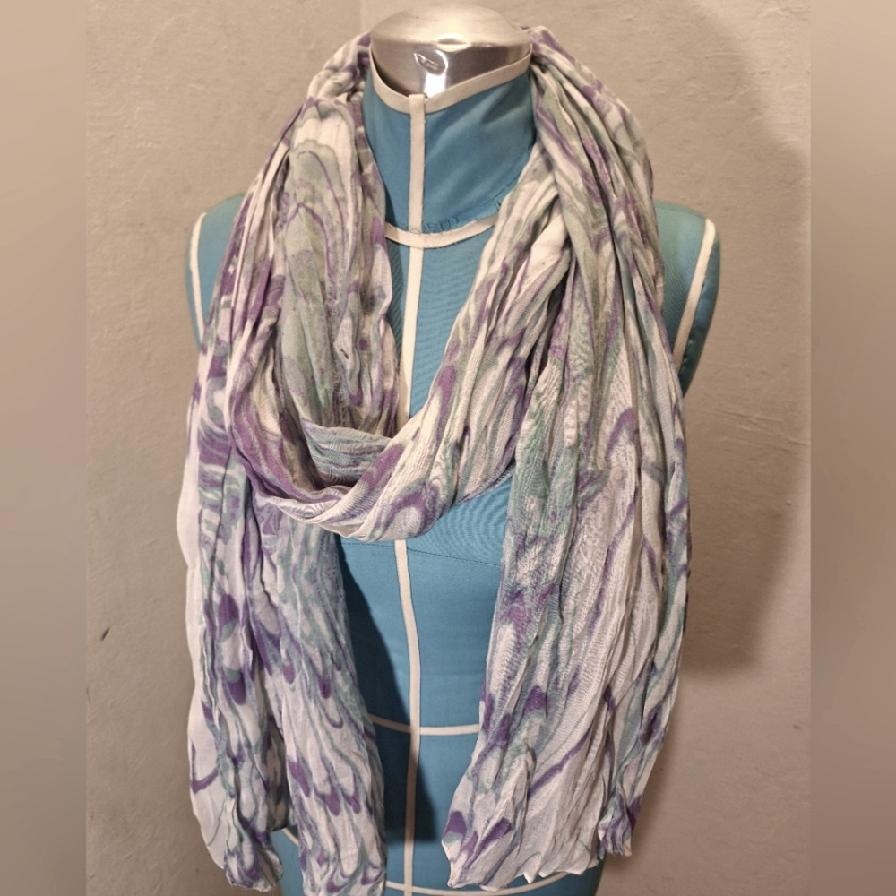 Purple and Blue Scarf